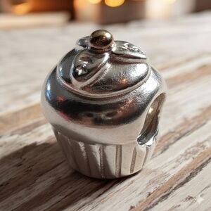 PANDORA 14K S925 ALE Cupcake Bracelet Charm Retired